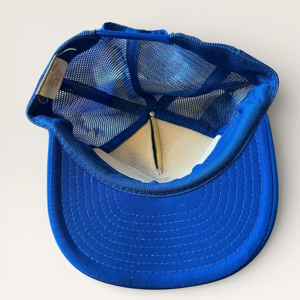 VTG Ford Mercury‎ Trucker Hat Snapback OS Blue North Country Dealership Missouri